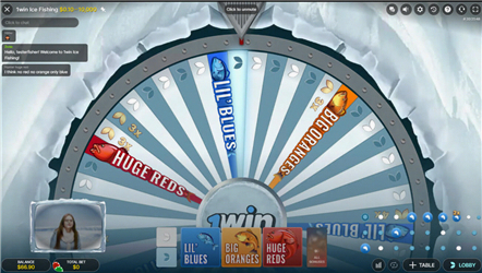 Ice Fishing Gameplay – Winterlandschaft mit Geldrad